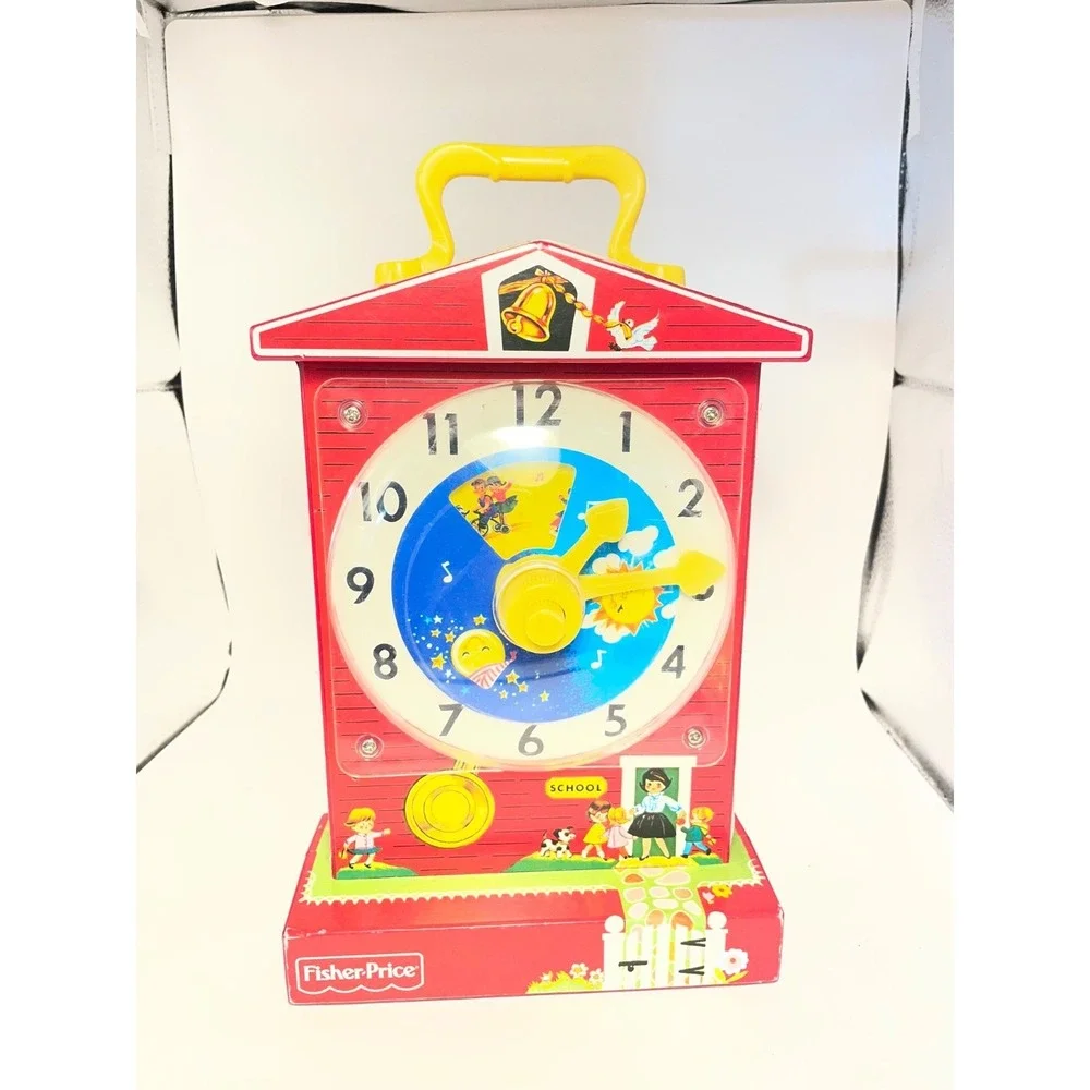2009 FISHER PRICE music box teaching  CLOCK-# 998-VTG